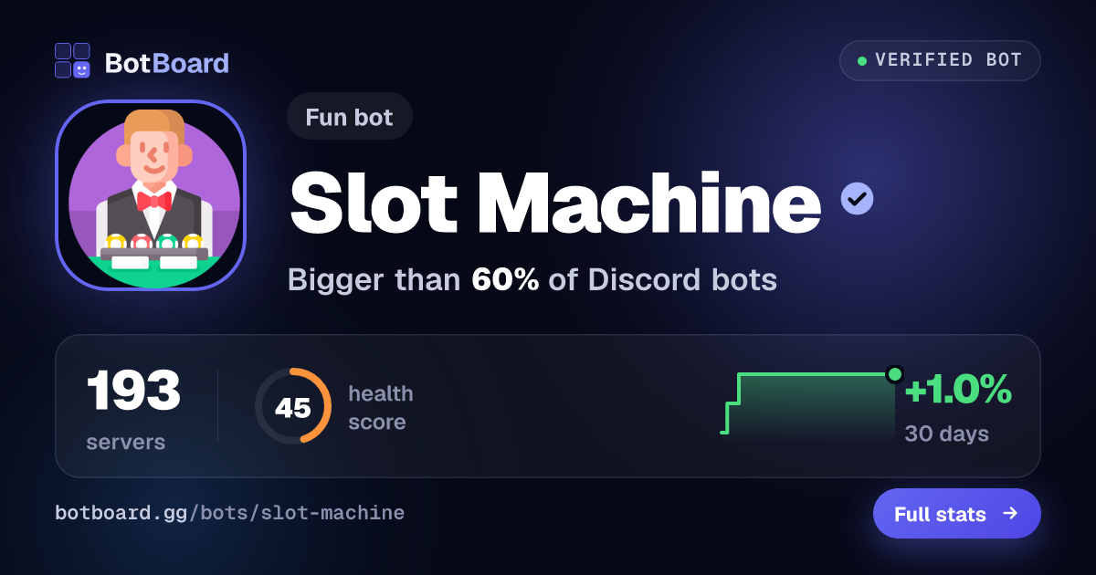 Share card for Slot Machine