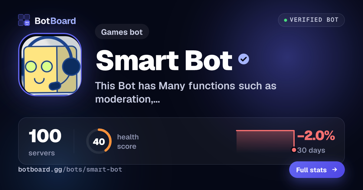 Share card for Smart Bot