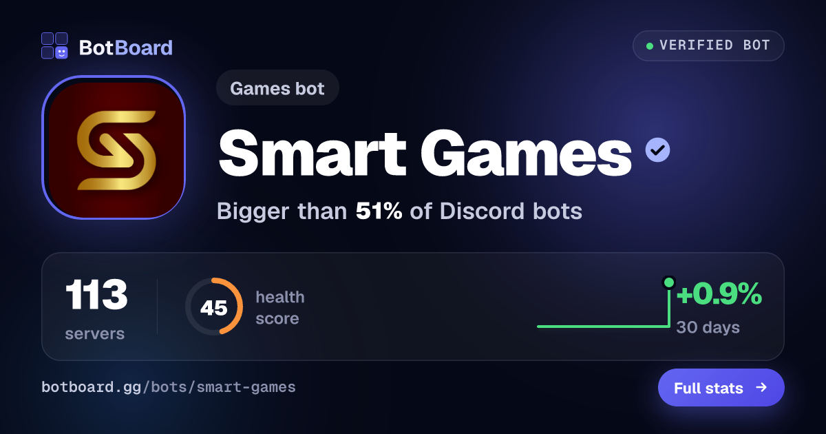 Share card for Smart Games