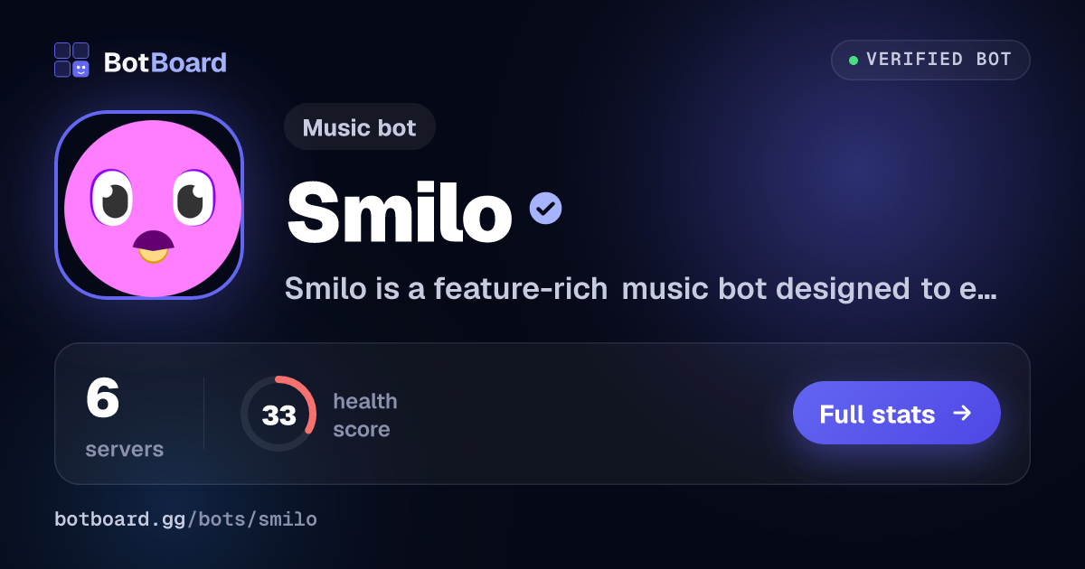 Share card for Smilo