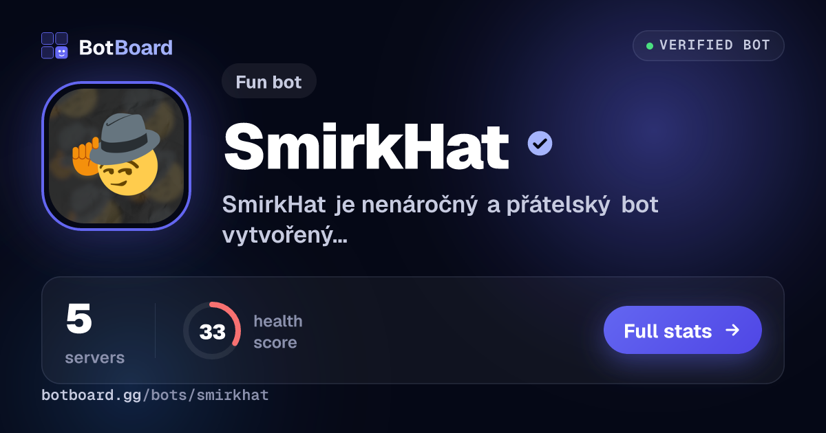 Share card for SmirkHat