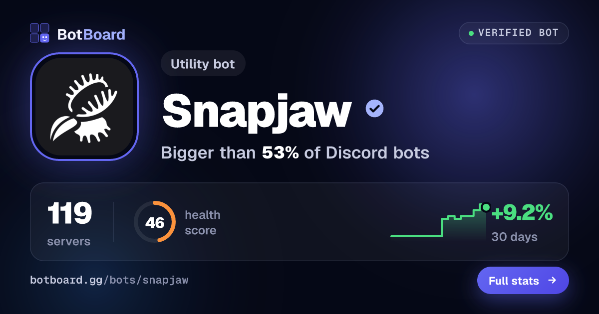Share card for Snapjaw