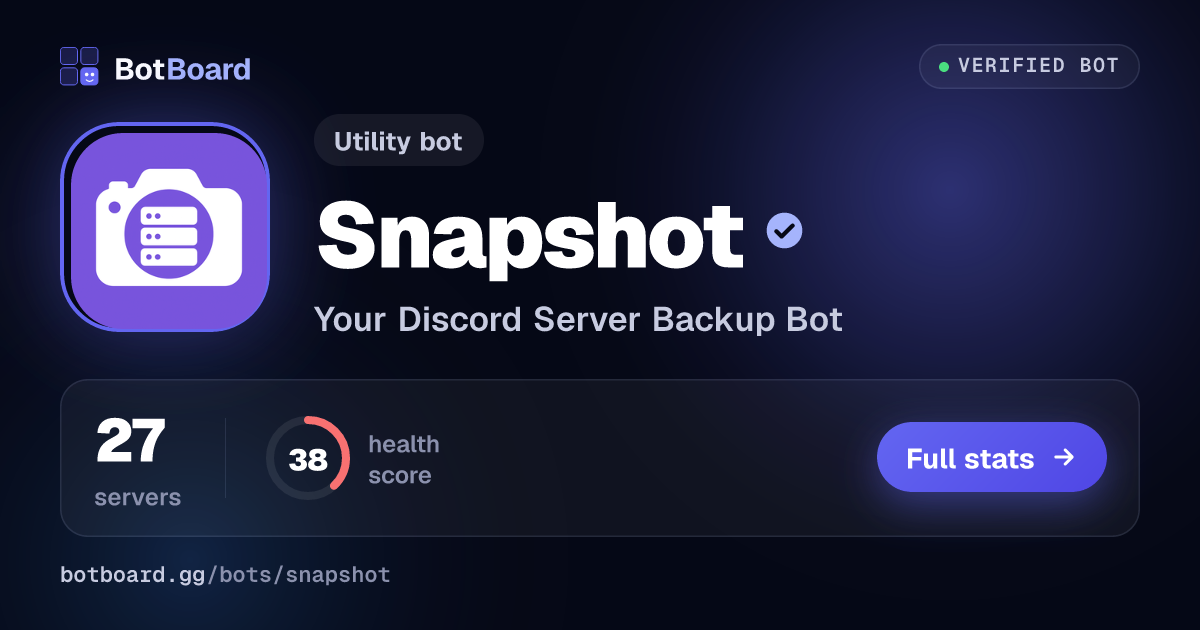 Share card for Snapshot
