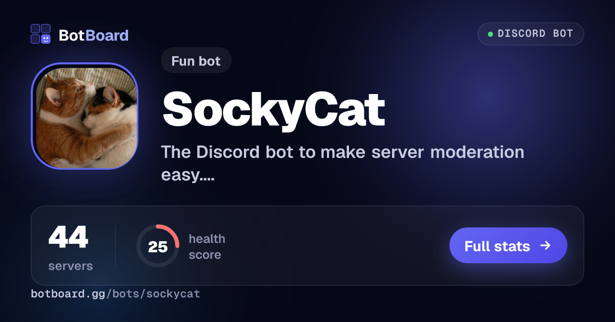 Share card for SockyCat