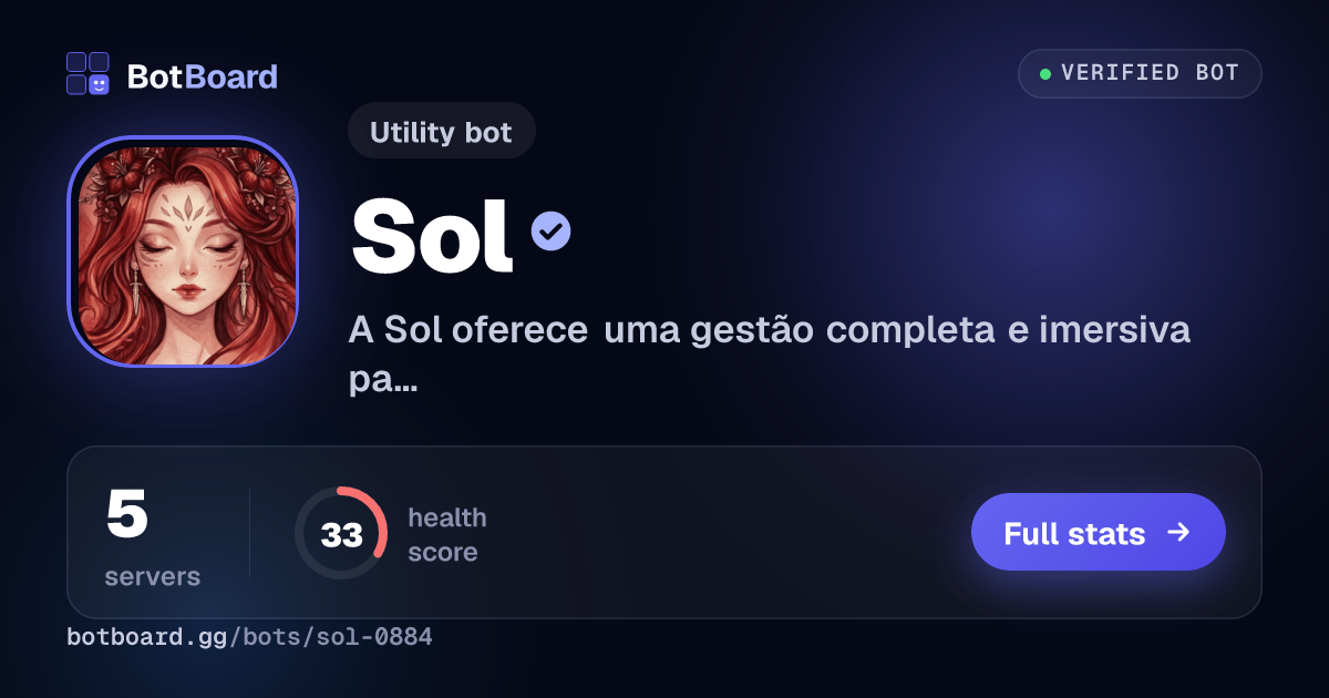 Share card for Sol