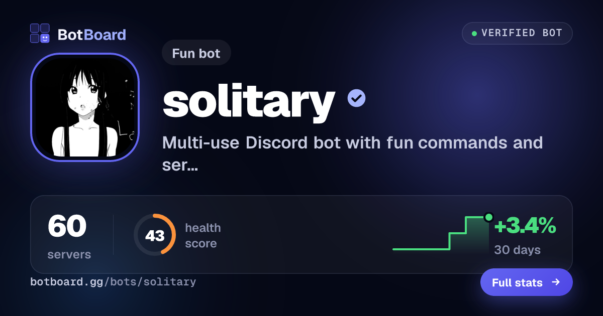 Share card for solitary