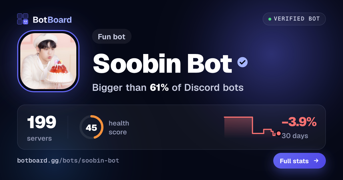 Share card for Soobin Bot