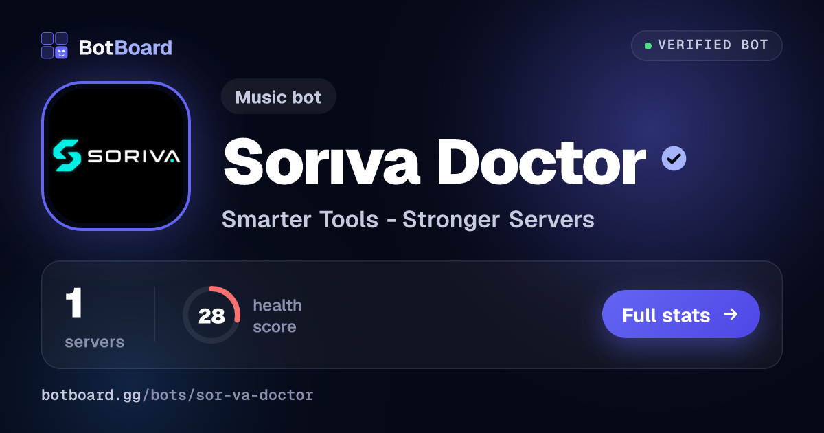Share card for Sorıva Doctor
