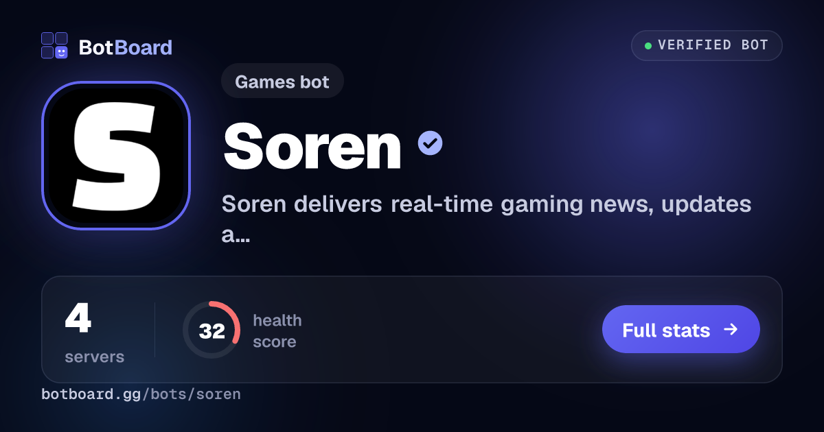 Share card for Soren