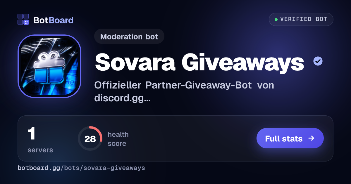 Share card for Sovara Giveaways