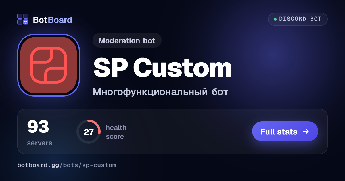 Share card for SP Custom