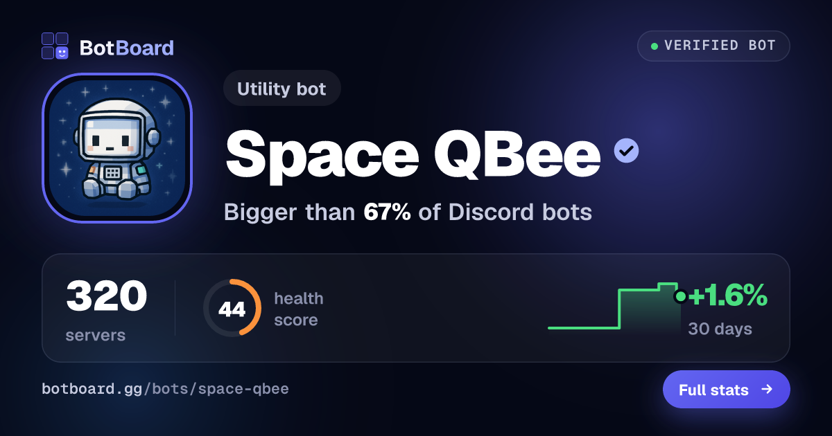 Share card for Space QBee