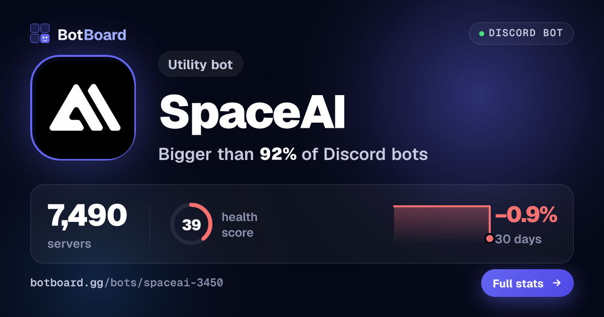 Share card for SpaceAI