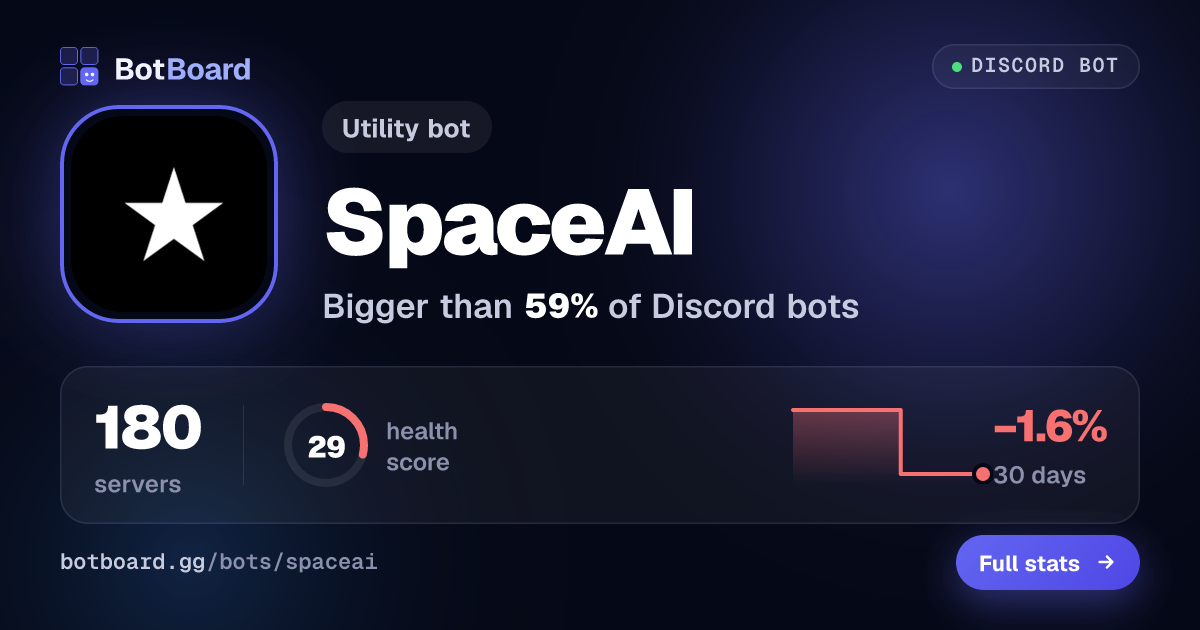 Share card for SpaceAI