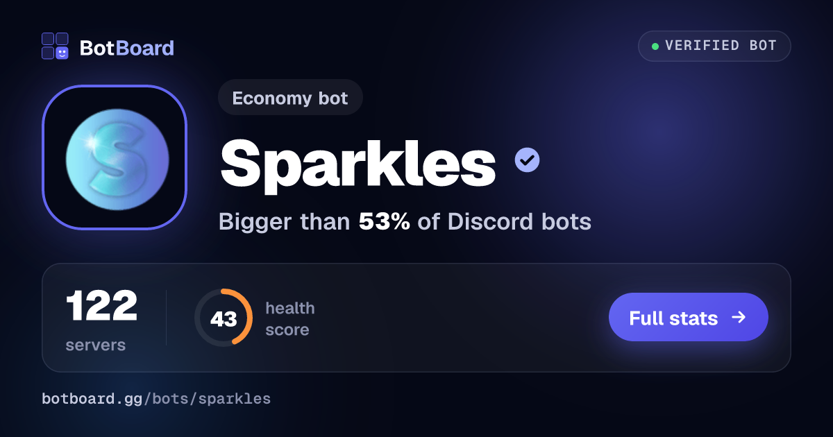 Share card for Sparkles