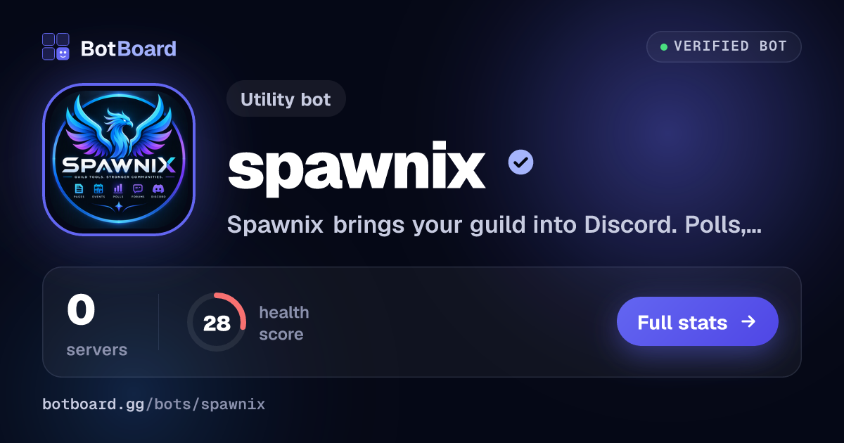 Share card for spawnix
