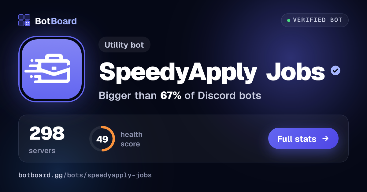 Share card for SpeedyApply Jobs