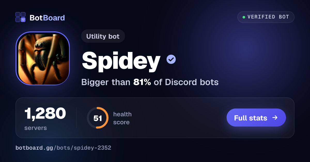 Share card for Spidey