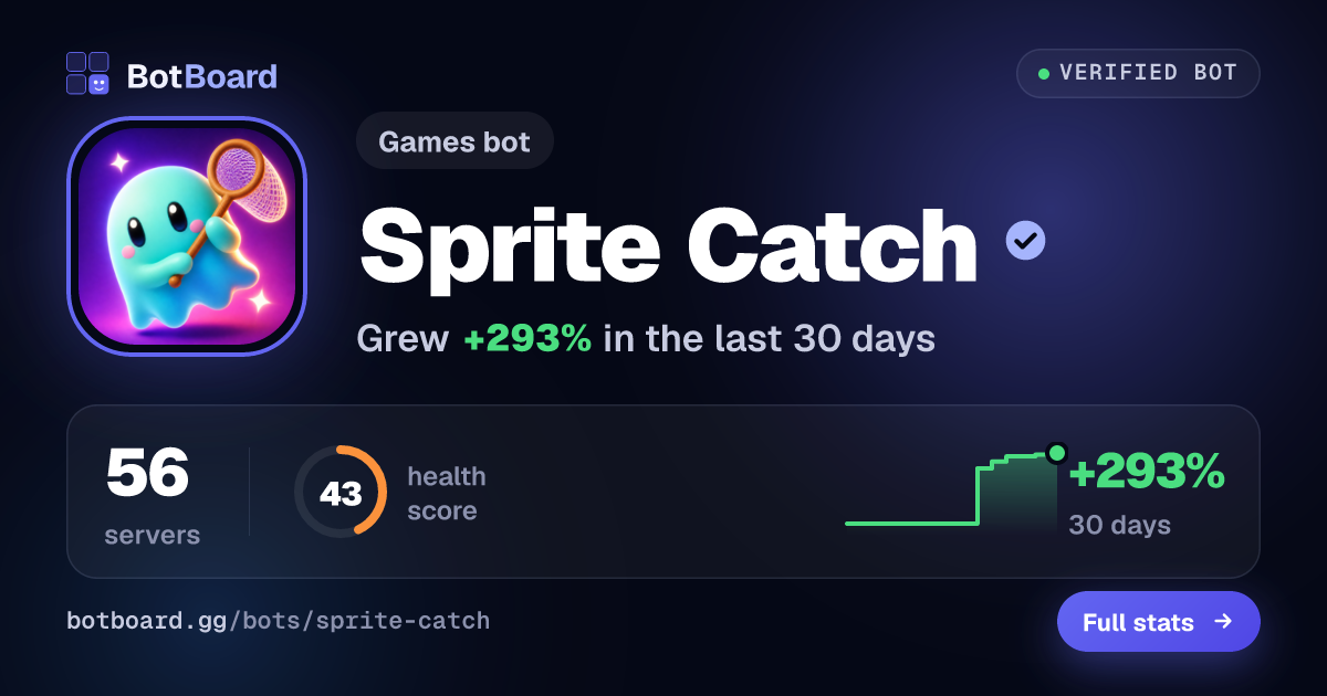 Share card for Sprite Catch