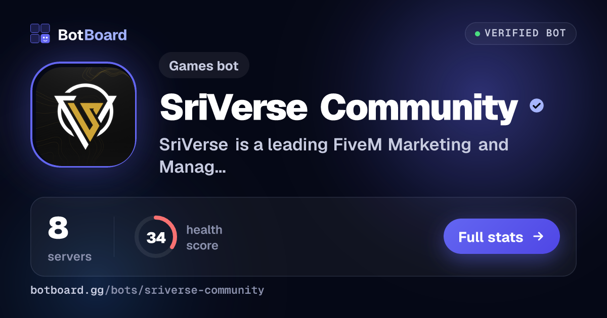 Share card for SriVerse Community