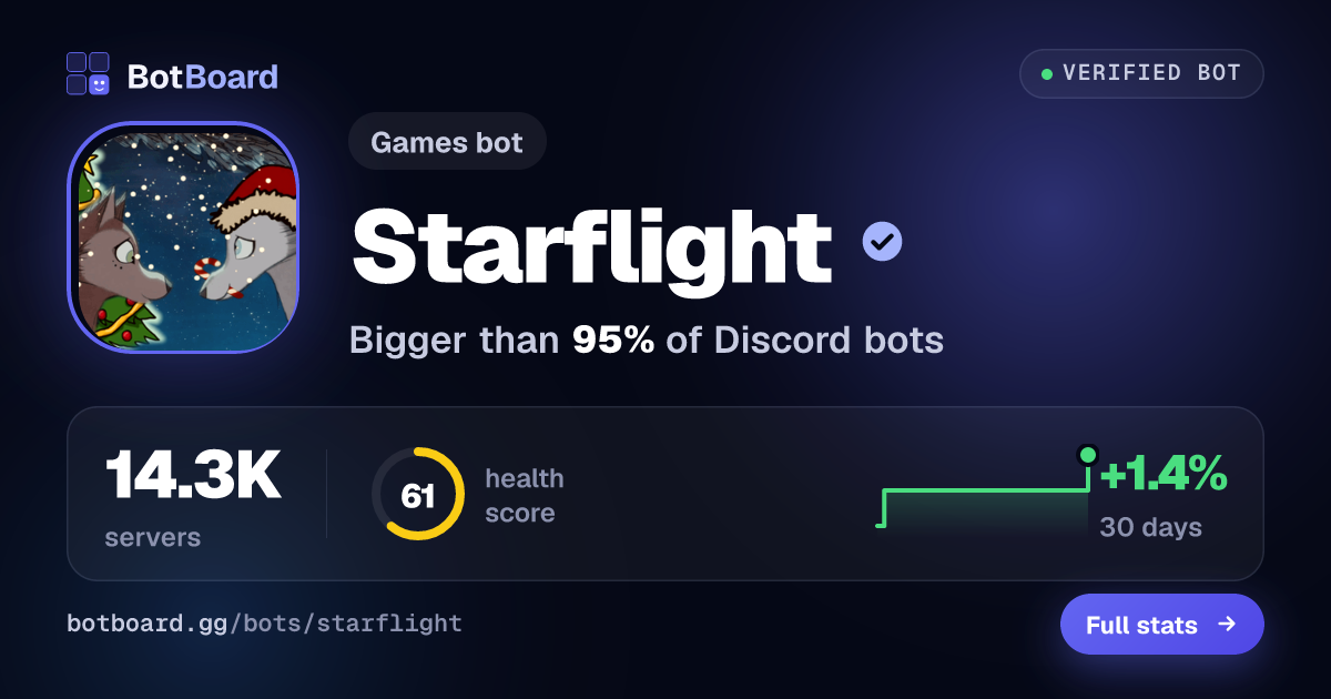 Share card for Starflight
