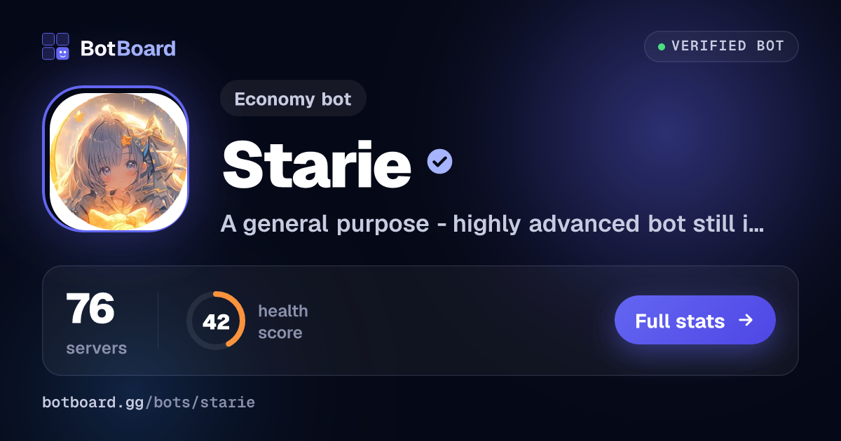 Share card for Starie