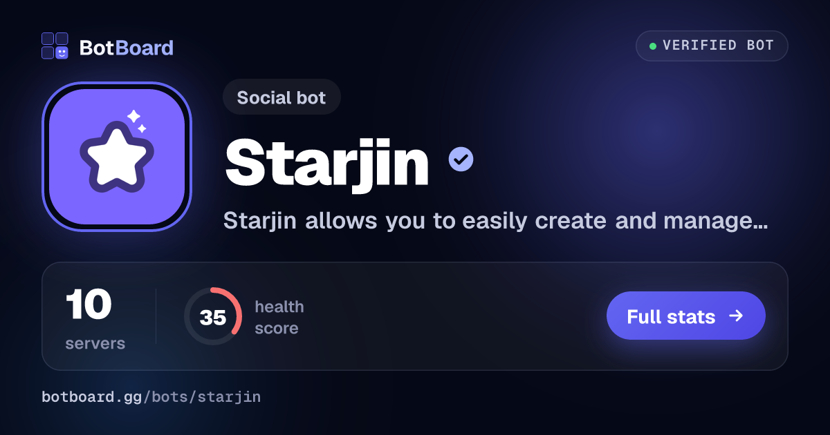Share card for Starjin