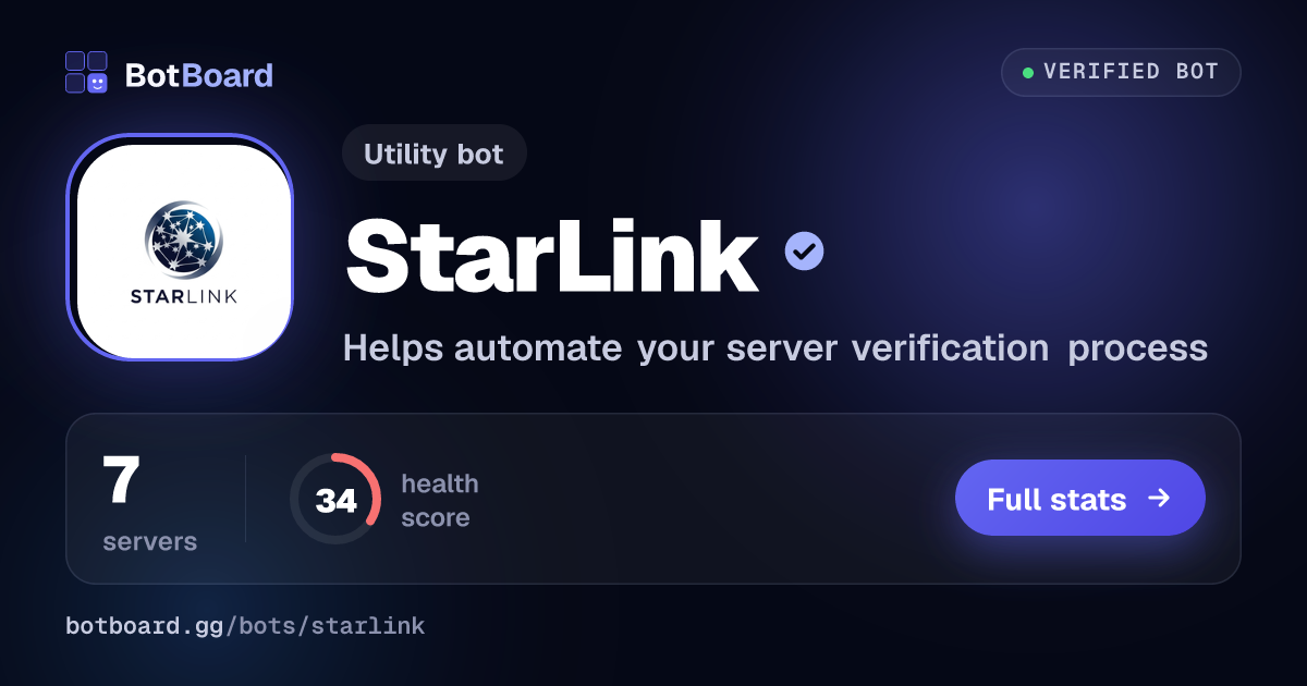 Share card for StarLink