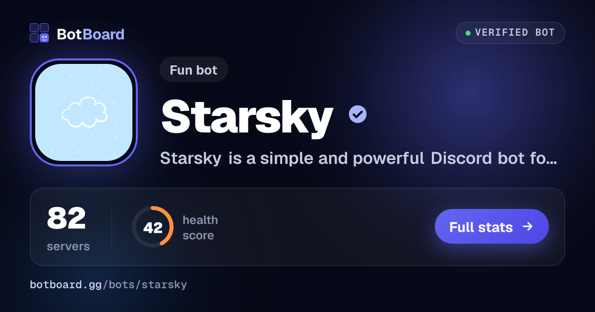 Share card for Starsky