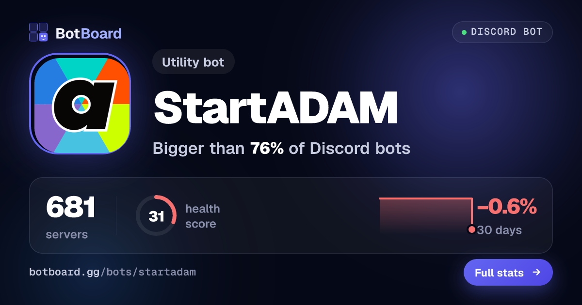 Share card for StartADAM
