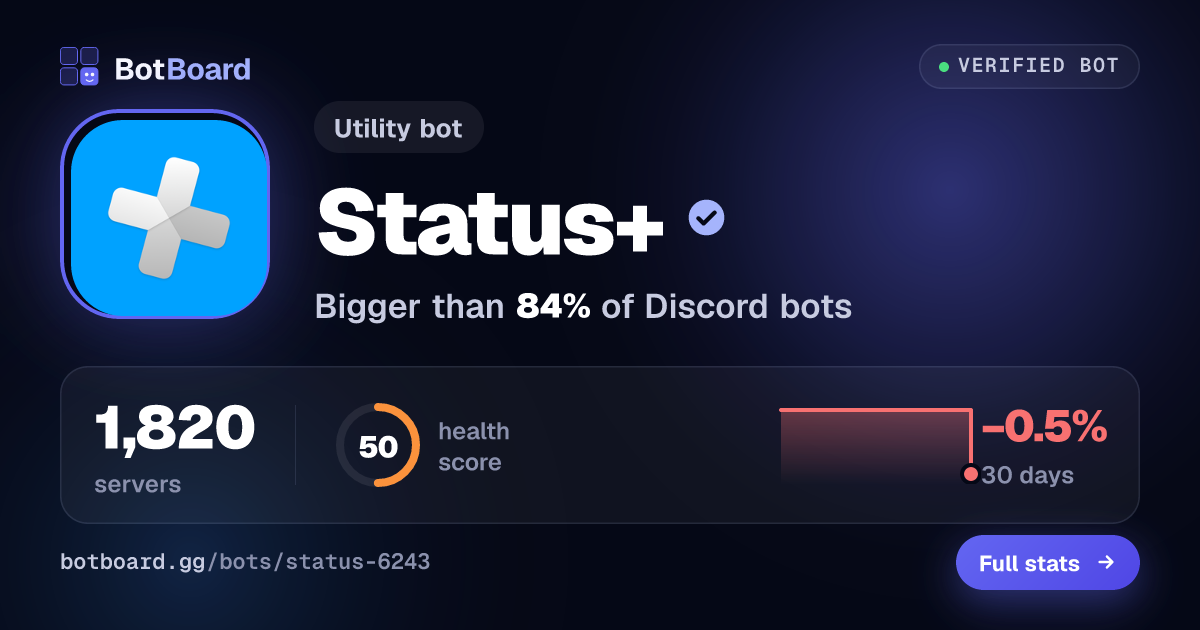 Share card for Status+