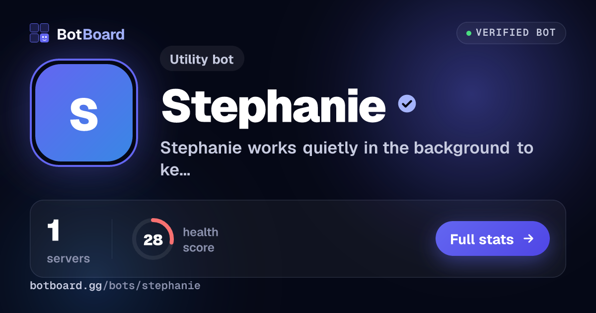 Share card for Stephanie