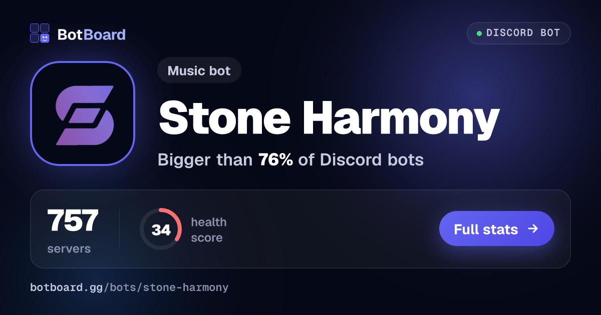 Share card for Stone Harmony