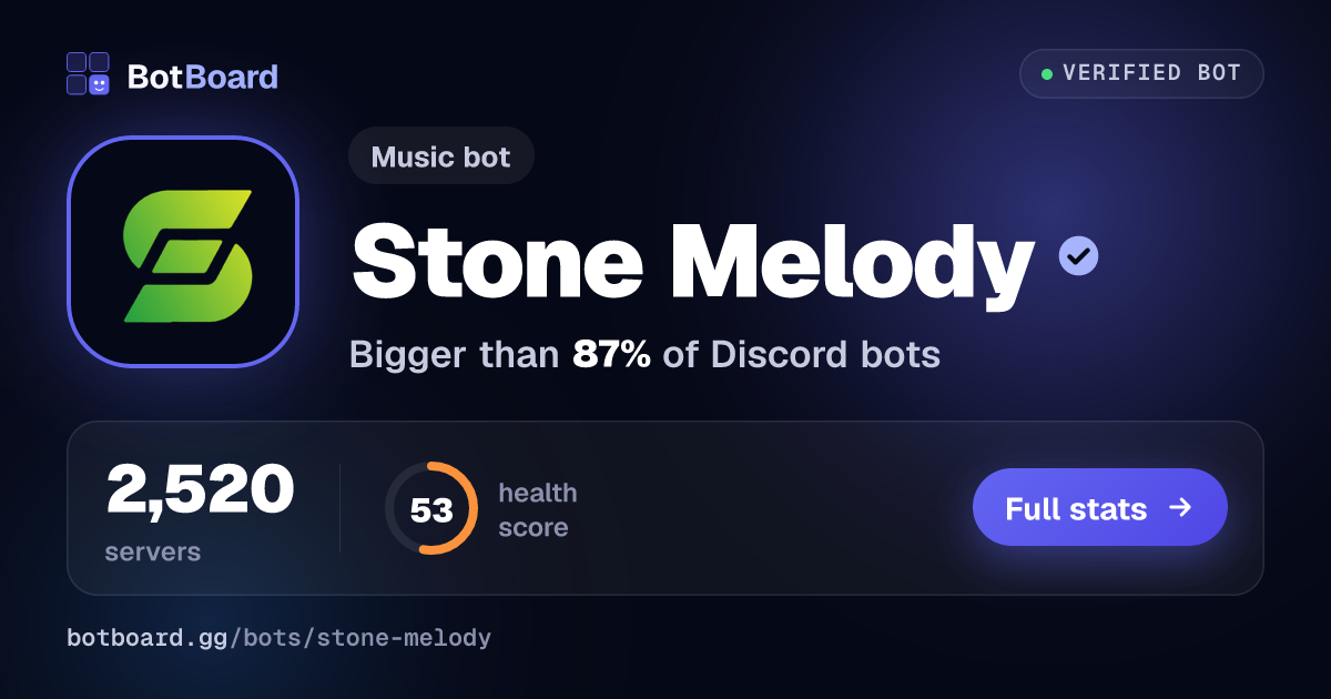 Share card for Stone Melody