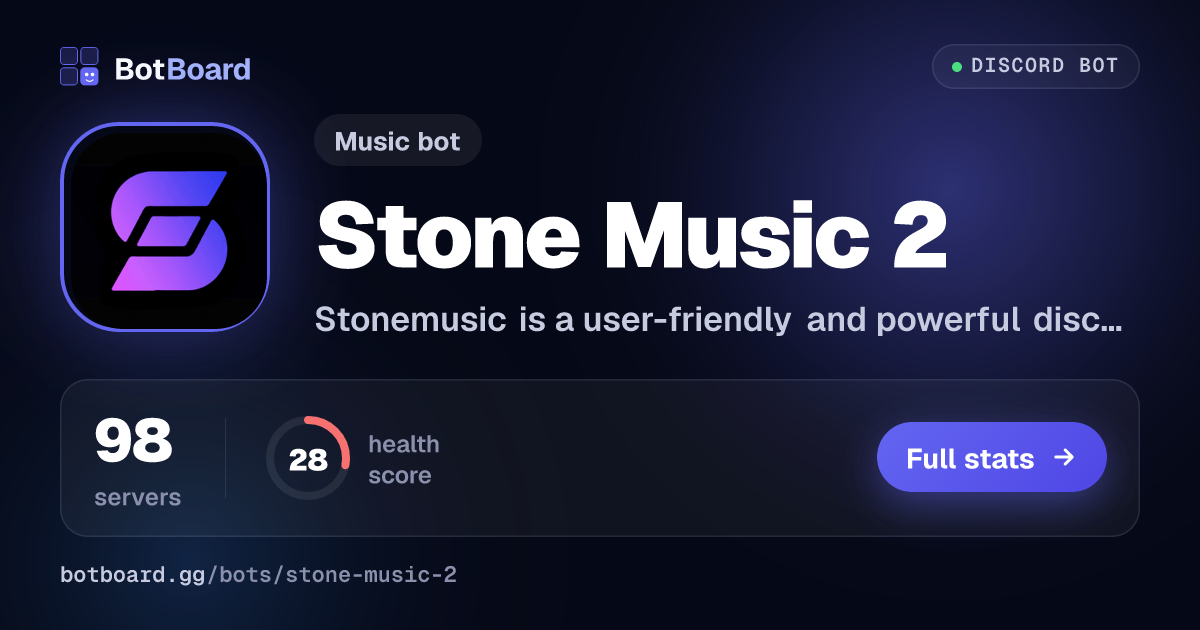 Share card for Stone Music 2