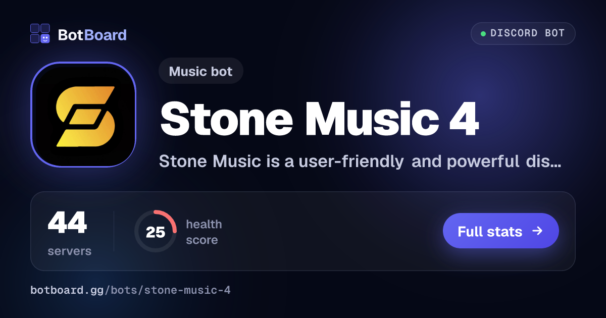 Share card for Stone Music 4