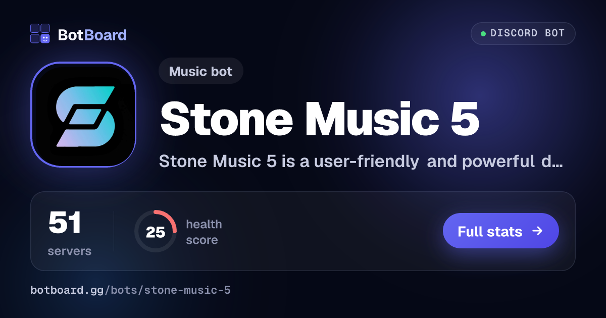 Share card for Stone Music 5