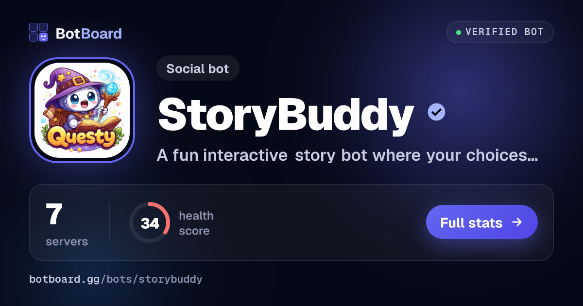 Share card for StoryBuddy