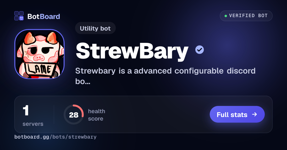 Share card for StrewBary