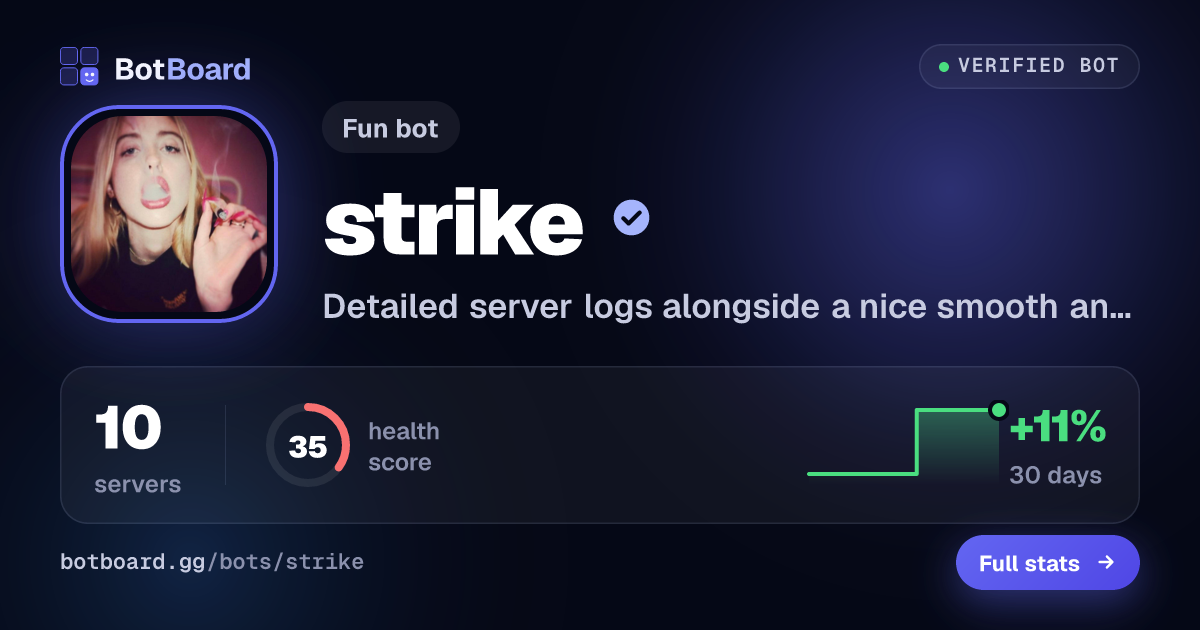 Share card for strike