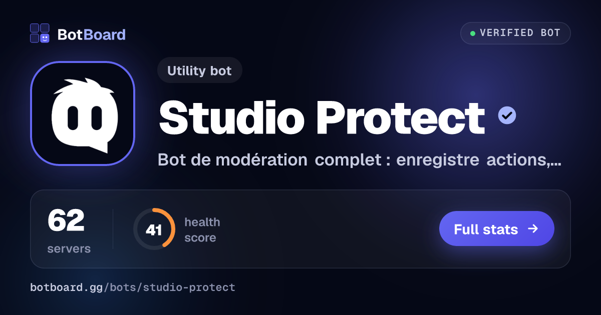Share card for ๖̶ζ͜͡Studio Protect