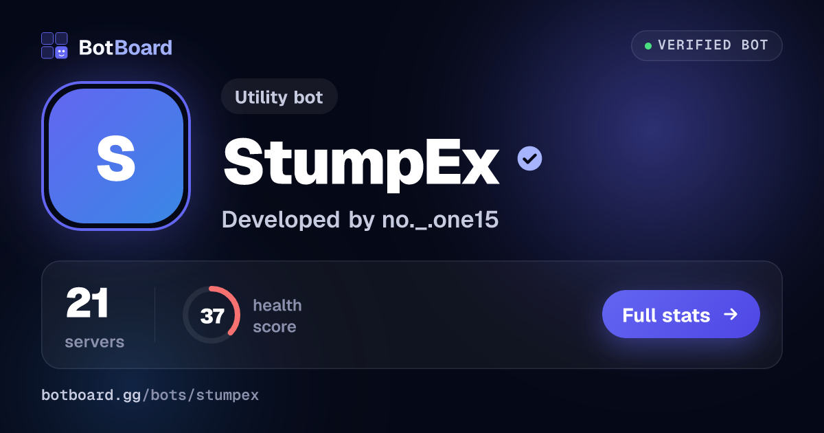 Share card for StumpEx