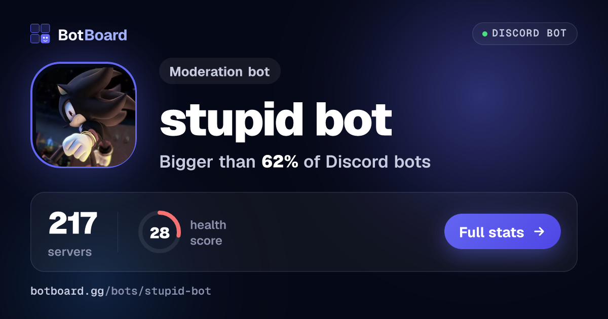 Share card for stupid bot