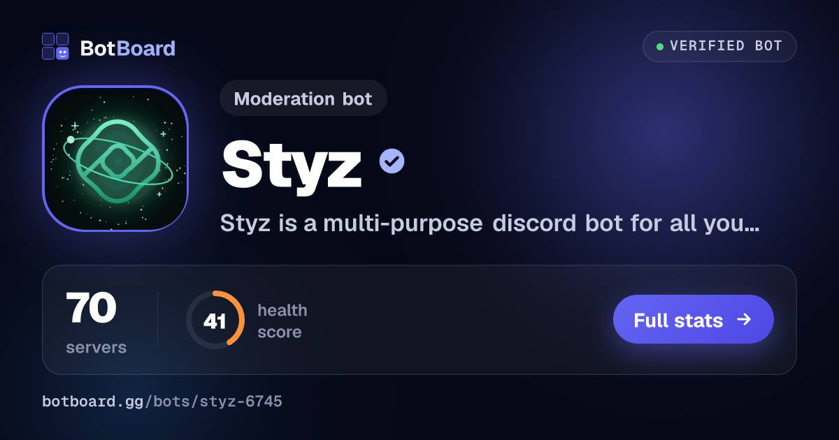 Share card for Styz