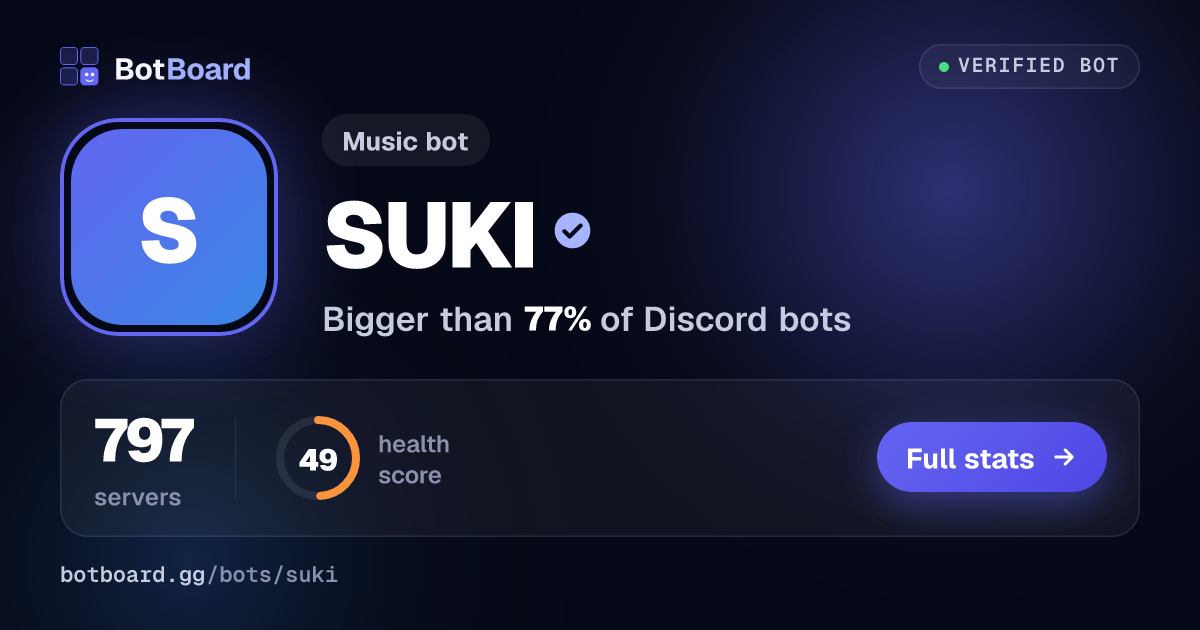 Share card for SUKI