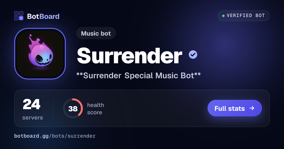 Share card for Surrender