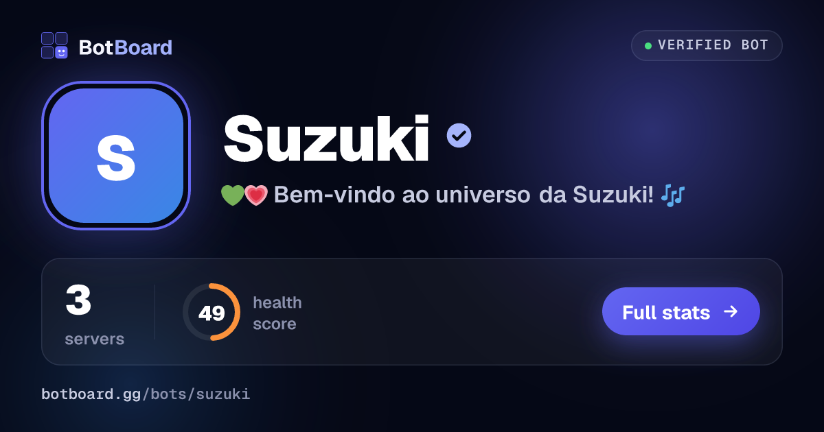 Share card for Suzuki