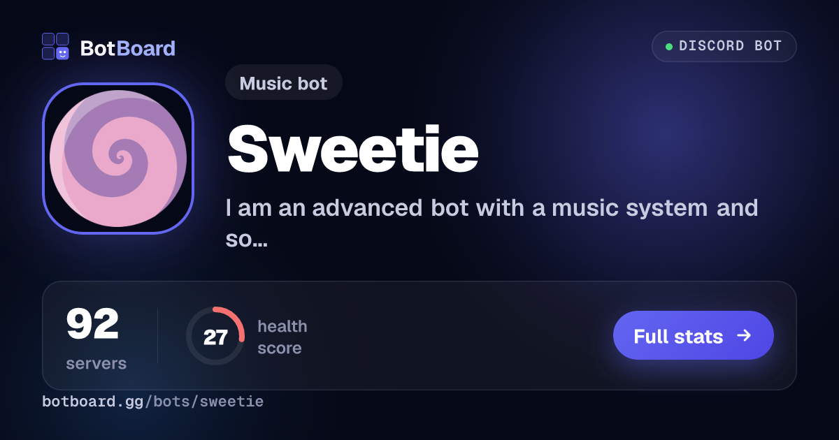 Share card for Sweetie™