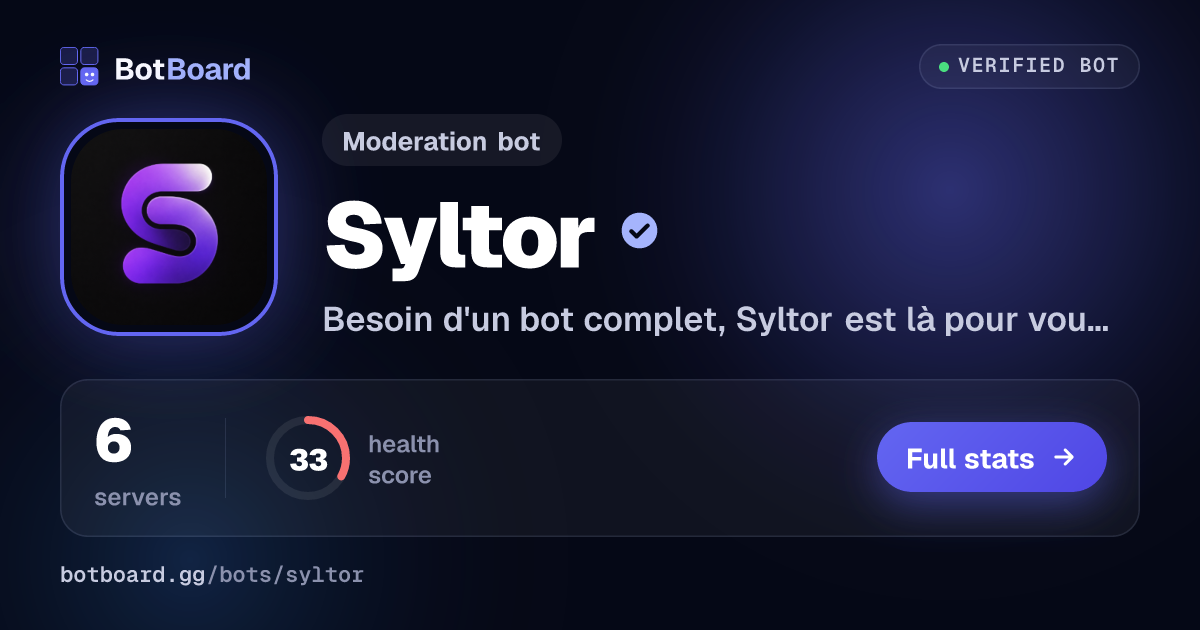 Share card for Syltor