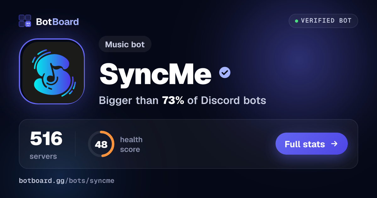 Share card for SyncMe